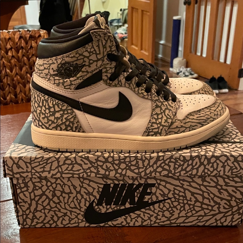 White Cement Jordan 1 Retro High OGs